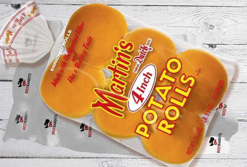 MARTIN'S POTATO ROLLS | BERÜHMTE USA POTATO BURGER BUNS | 12er Pack