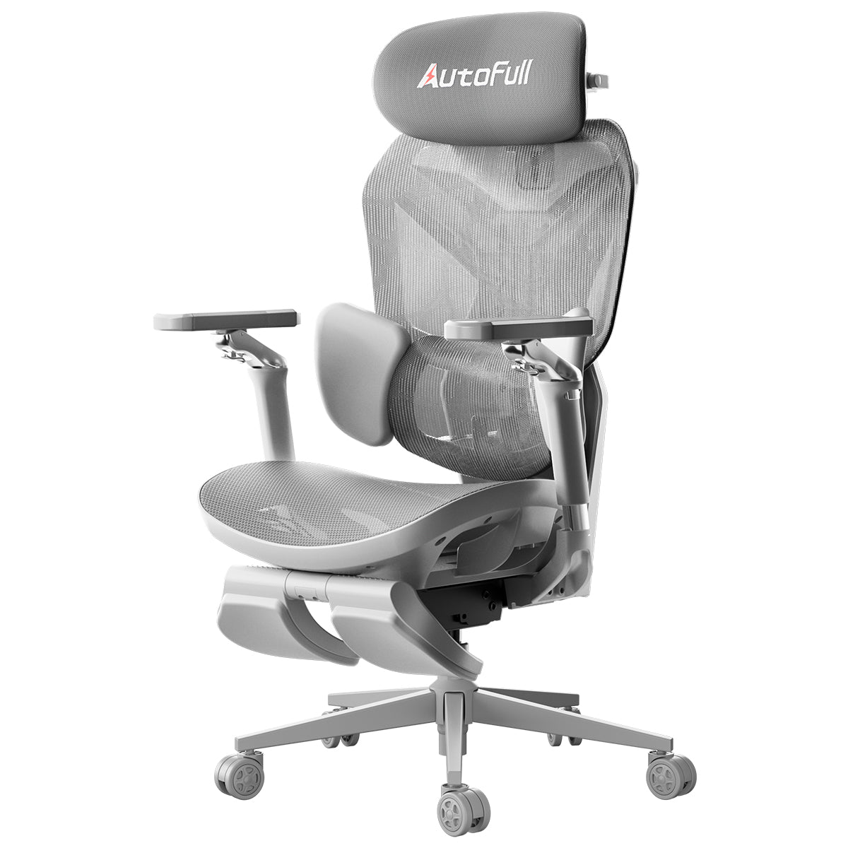 AutoFull G7 Weiße Ergonomische Gaming-Stuhl