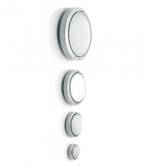 Luceplan Metropoli Ø 17 cm, Polycarbonat Diffusor, alu lackiert