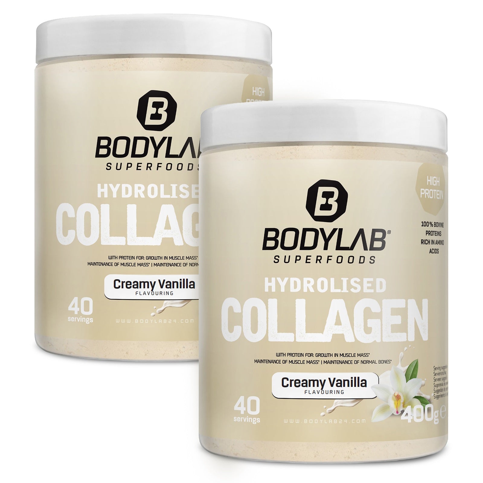 2 x Hydrolisierte Kollagen (400g)