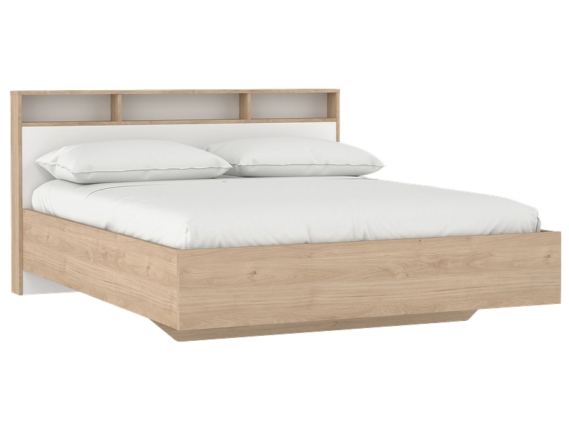 Bett IKAST 160x200cm matt jackson eiche