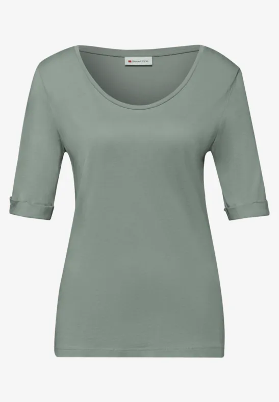 T-Shirt mit Turn-Up