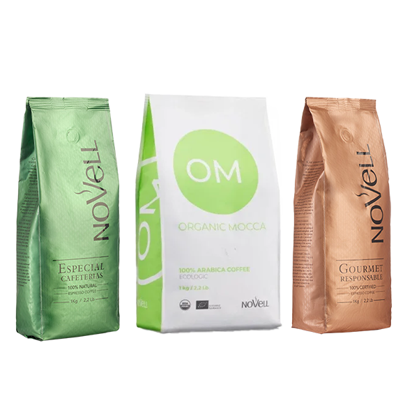 Novell Vorteilspack "Cafés Barcelona", 3 x 1kg ganze Bohne