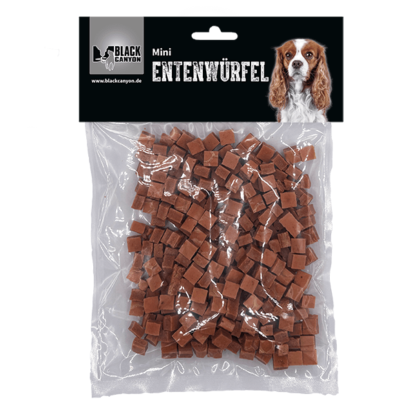 BLACK CANYON Soft Mini Entenwürfel | Monoprotein-Snack 200g