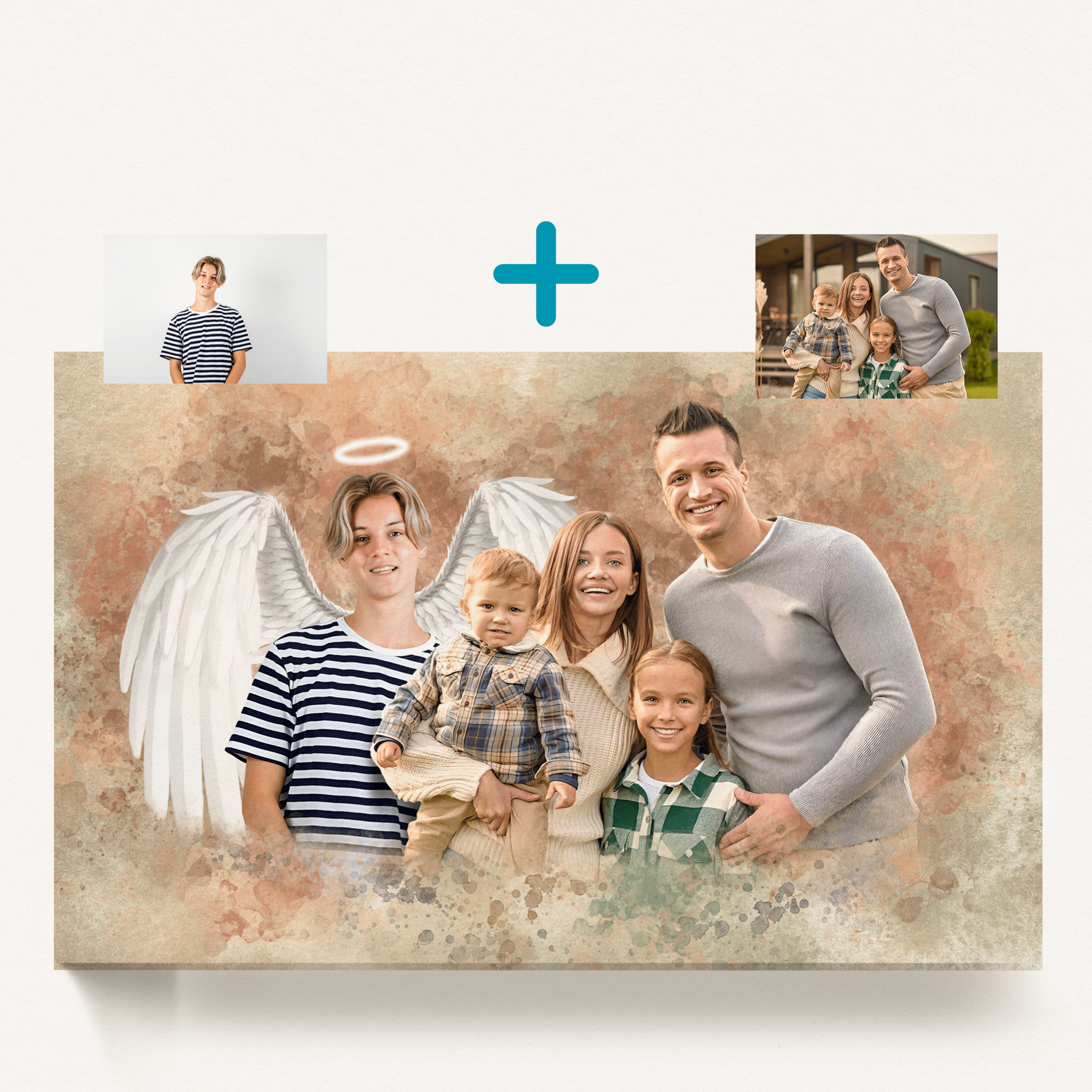 Fotos kombinieren | Personen zu Fotos hinzufügen
