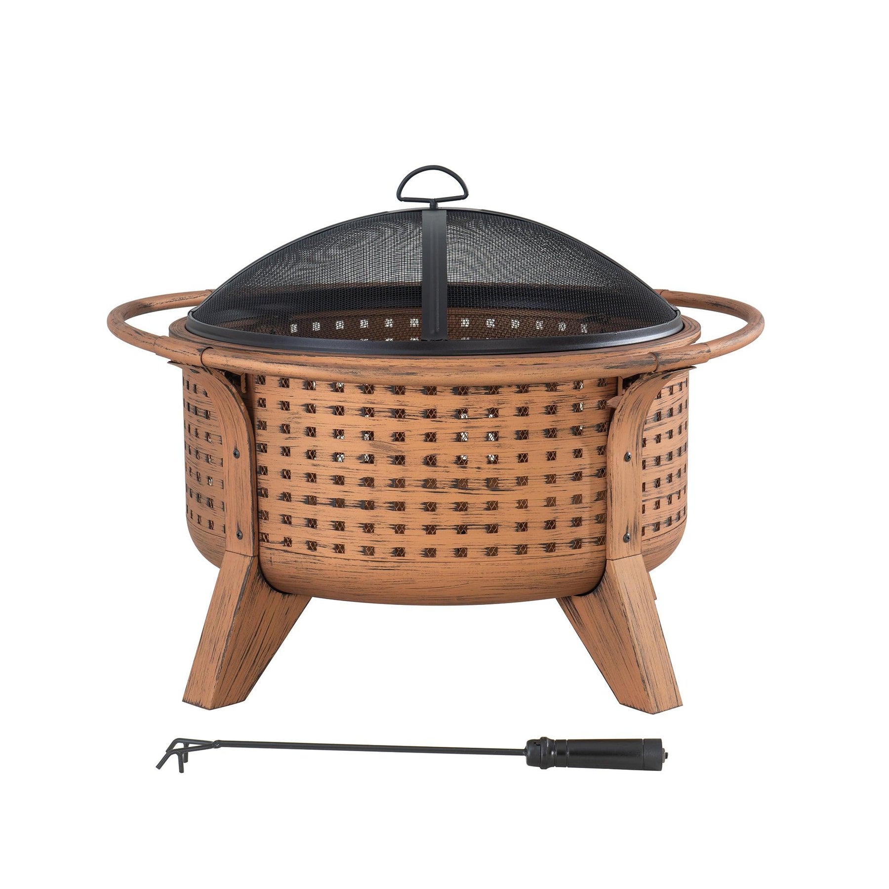 XL Steel Fire Pit MAZAMA - Ø76cm, Copper