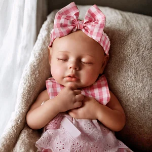 Babeside Lucy 12"/16'' Realistic Silicone Sleeping Baby Little Infant Girl Physical and Mental Accompaniment