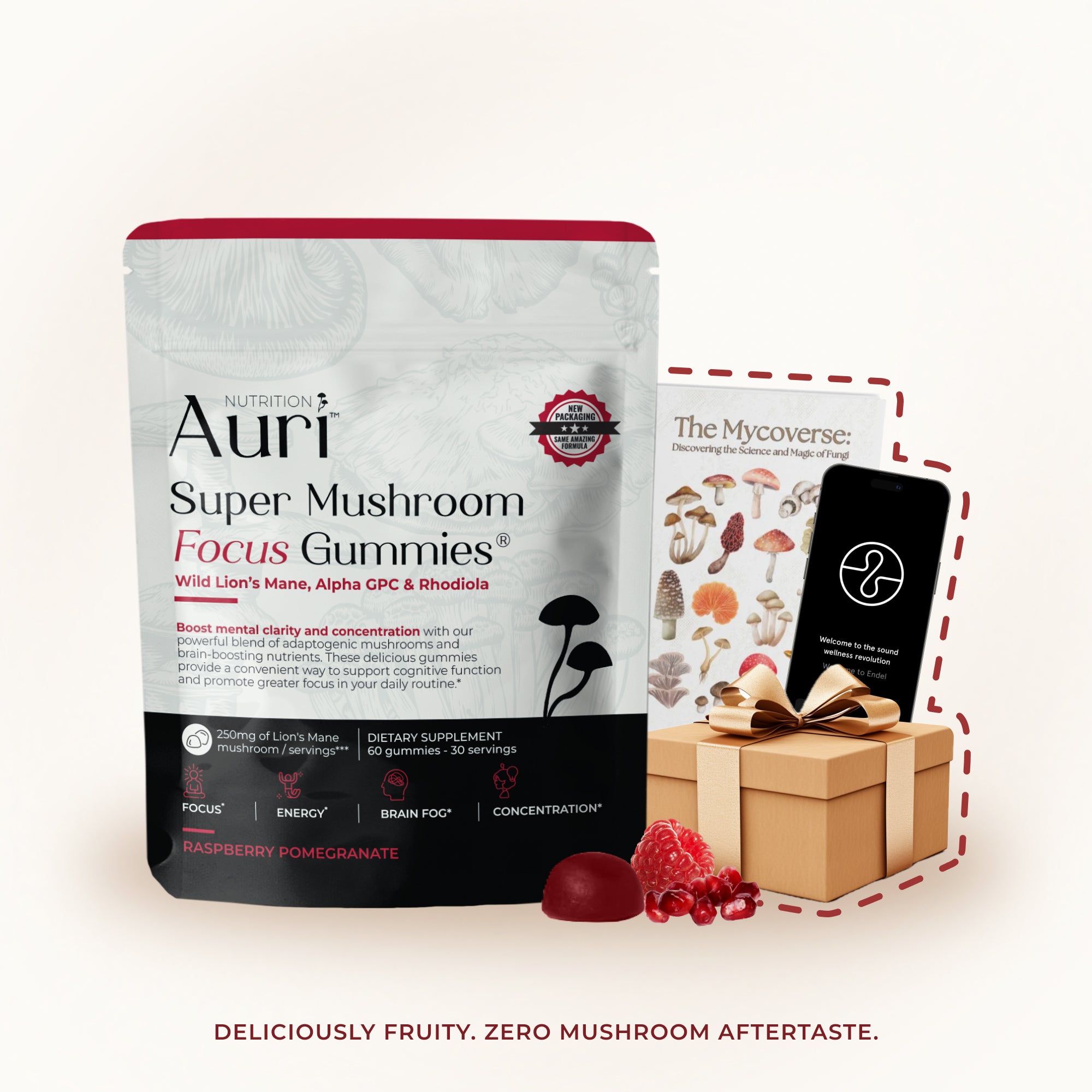 Super Mushroom Focus Gummies® | Mentale Klarheit & weniger Gehirnnebel
