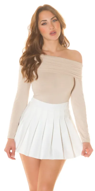 Carmen-Langarmshirt Off Shoulder