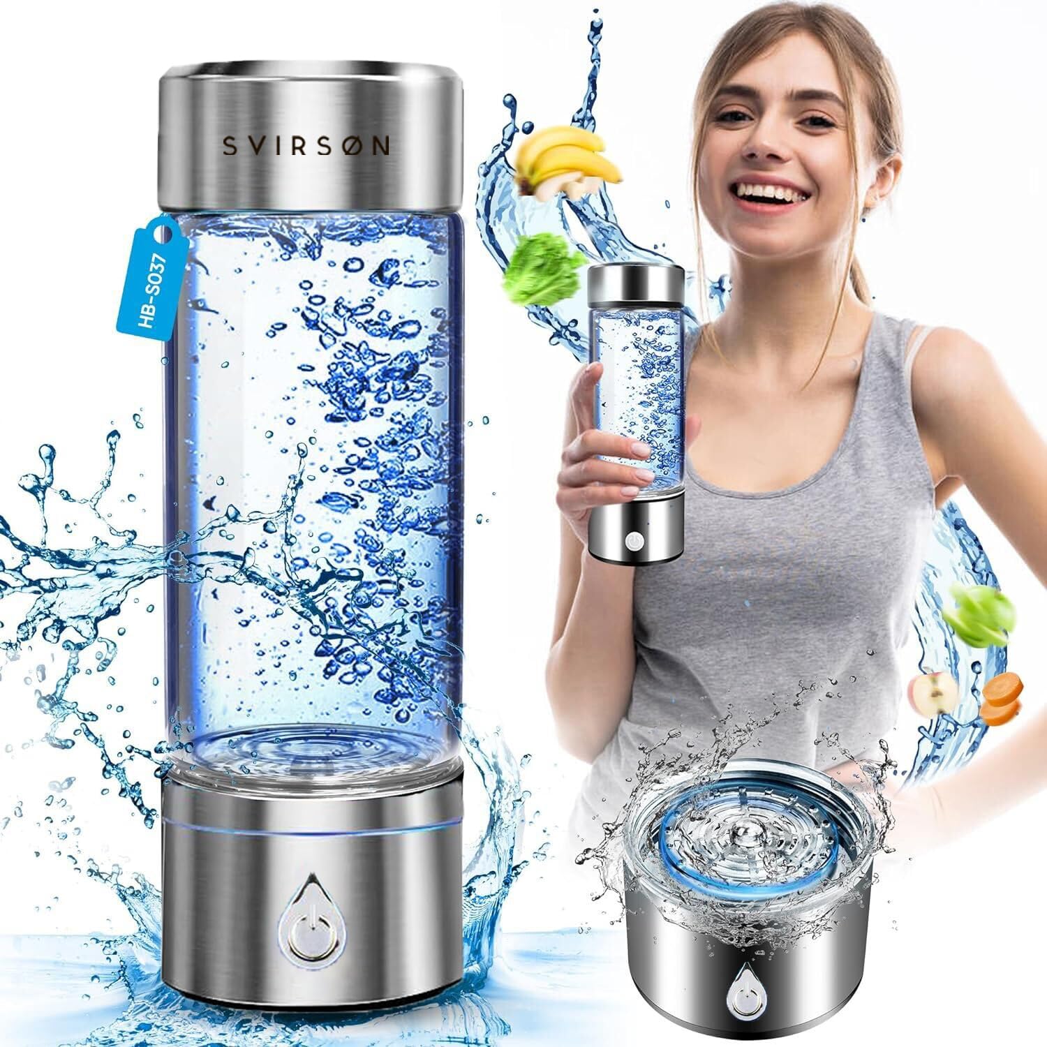 Hydrogen Water Bottle Generator – Portable Antioxidant Water Maker