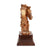 Pferde-Duo aus Olivenholz – Handgeschnitzte Skulptur aus Bethlehem (26 cm)