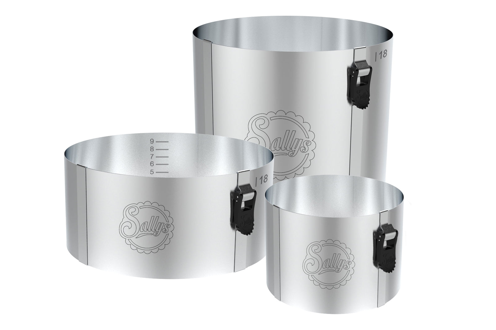 Sallys Tortenring 3er Set