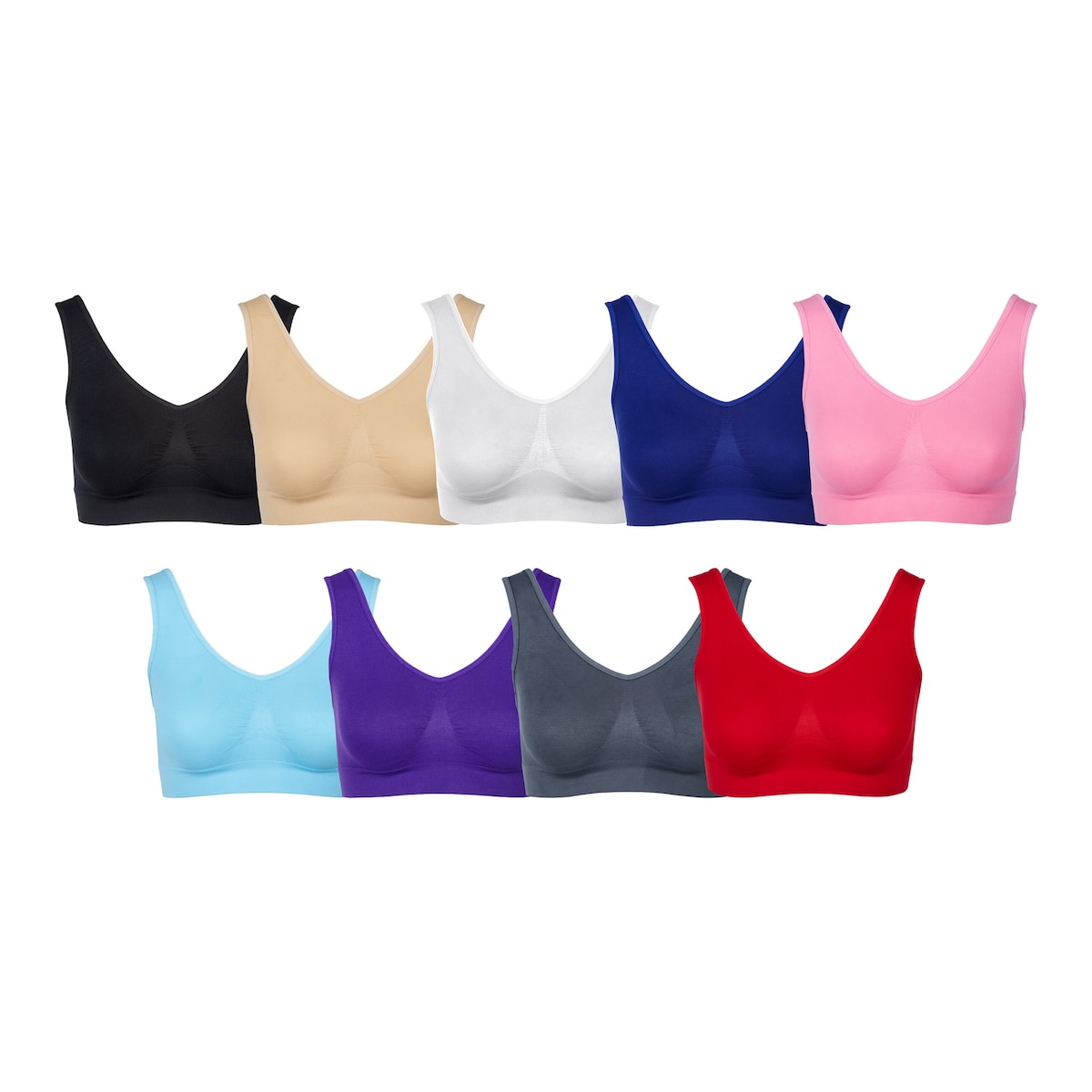 Soft Bra Set, 9-piece
