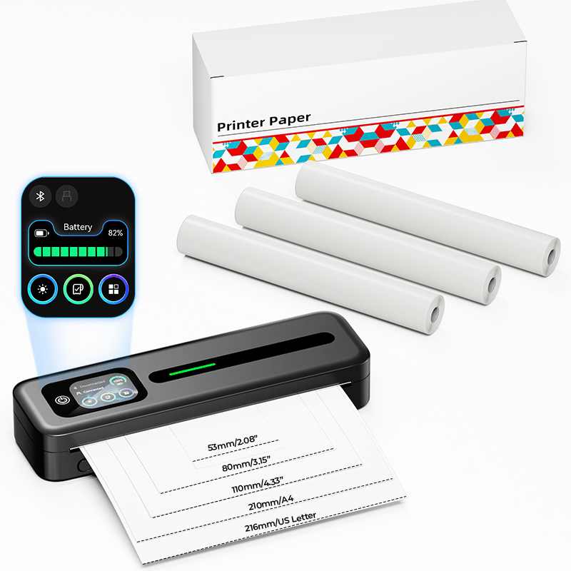 Phomemo Thermal Portable Printer M832D Upgraded Direct Touchscreen