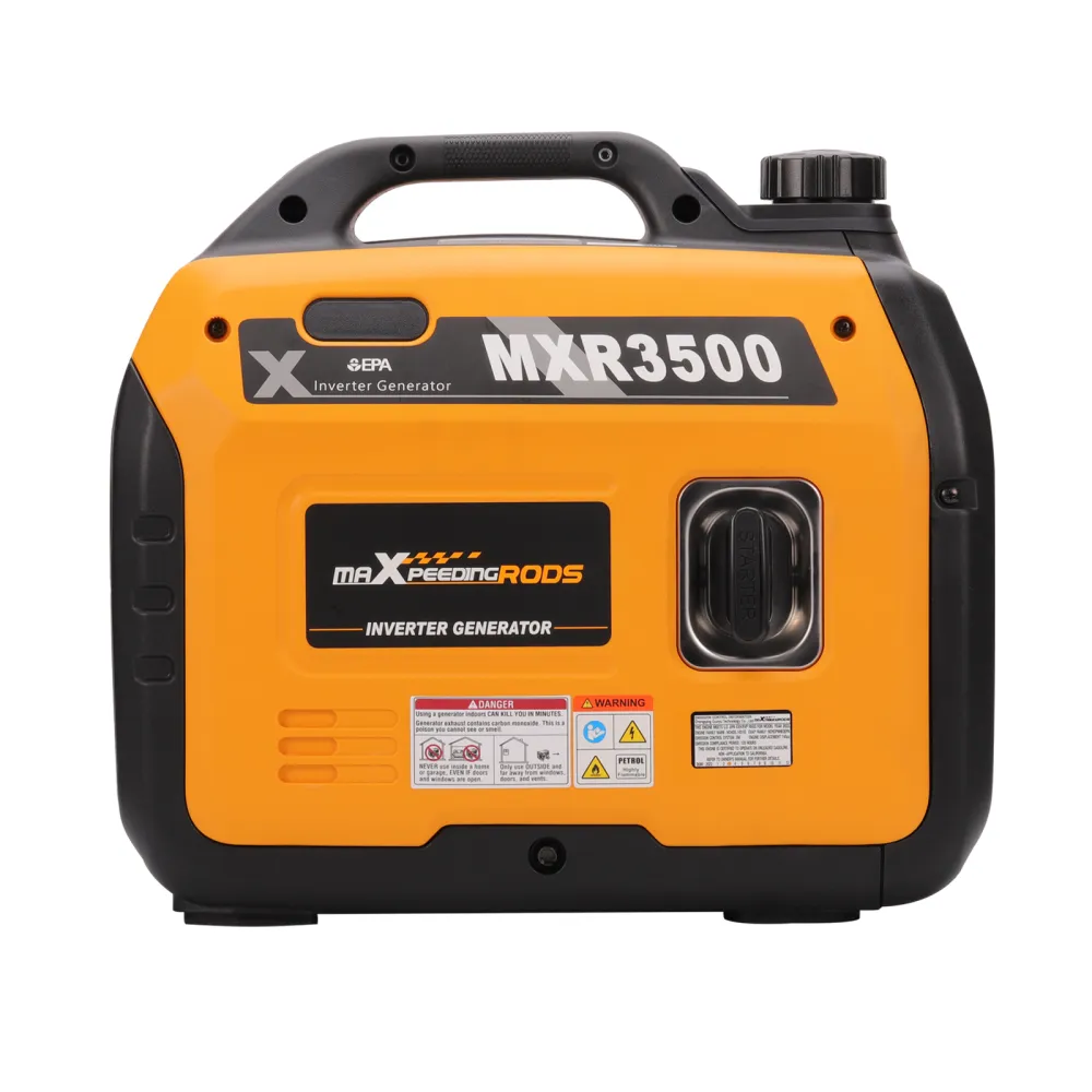 Gas Powered 3500 Watt Portable Inverter Generator - Quiet Generator for Home Use and Outdoor Camping