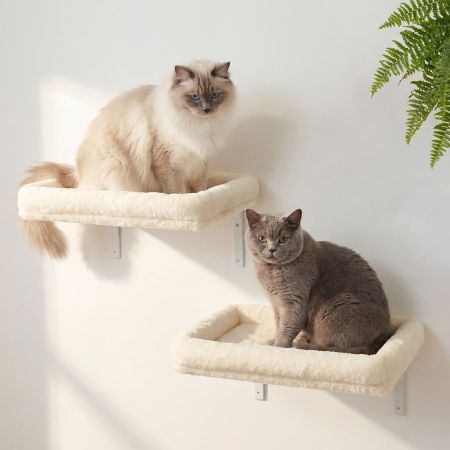 Veehoo 2er-Pack Katzen Wandregale für große Katzen