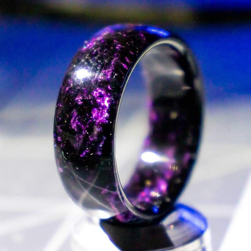 Olivenorma Der Farbige Galaxie-Opalring