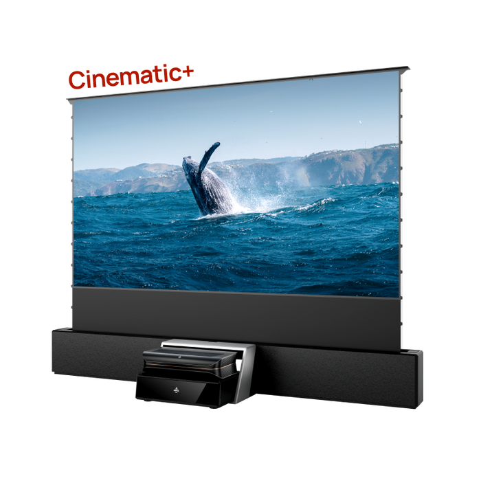 LTV-3000 Pro + 120'' Motorisierte bodenaufsteigende leinwand + Station-Paket