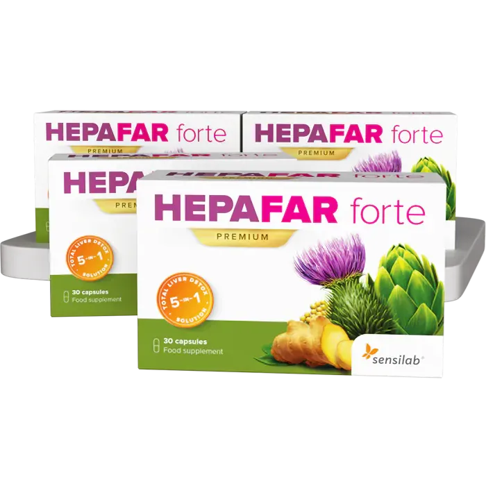 Hepafar Forte PREMIUM Milk Thistle Capsules