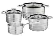 Sallys Edelstahl Topfset "La Cucina" 9-teilig