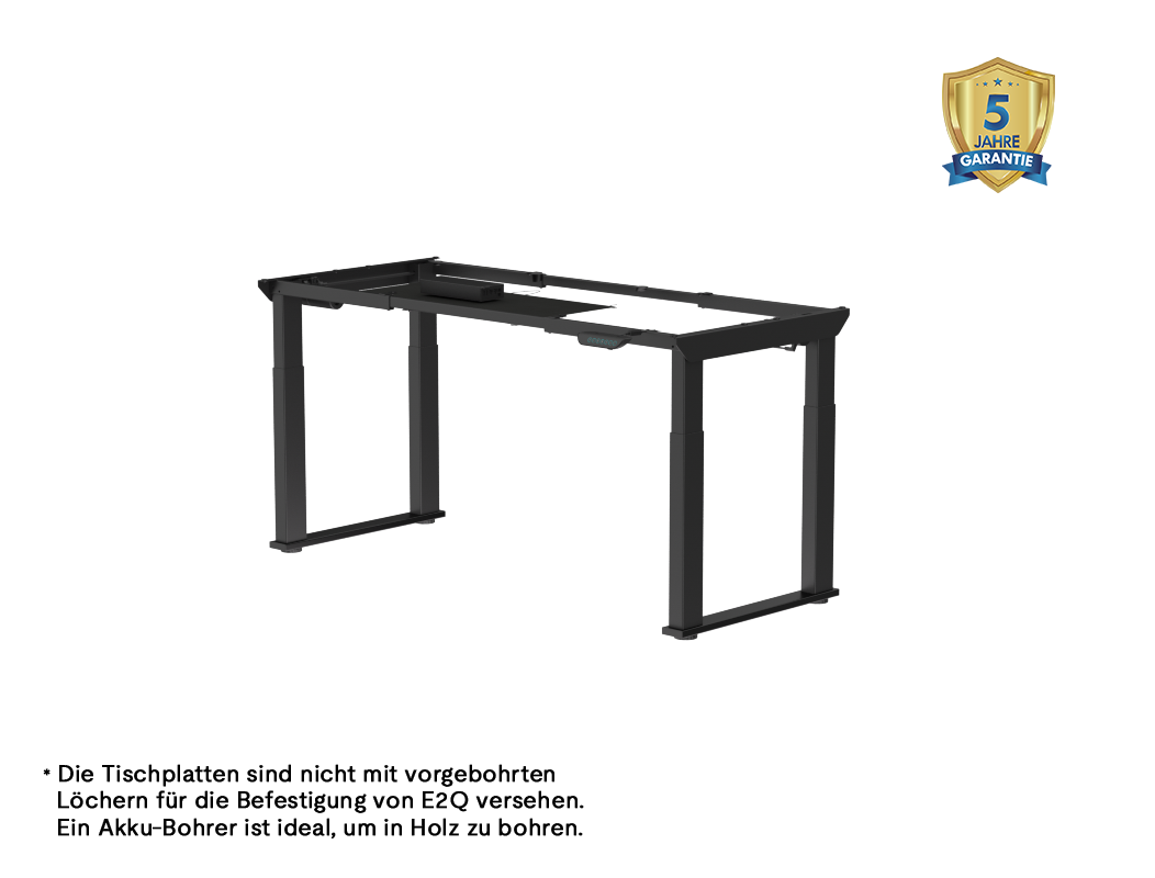 Electric Height Adjustable Desk Frame E2Q with 4 Legs