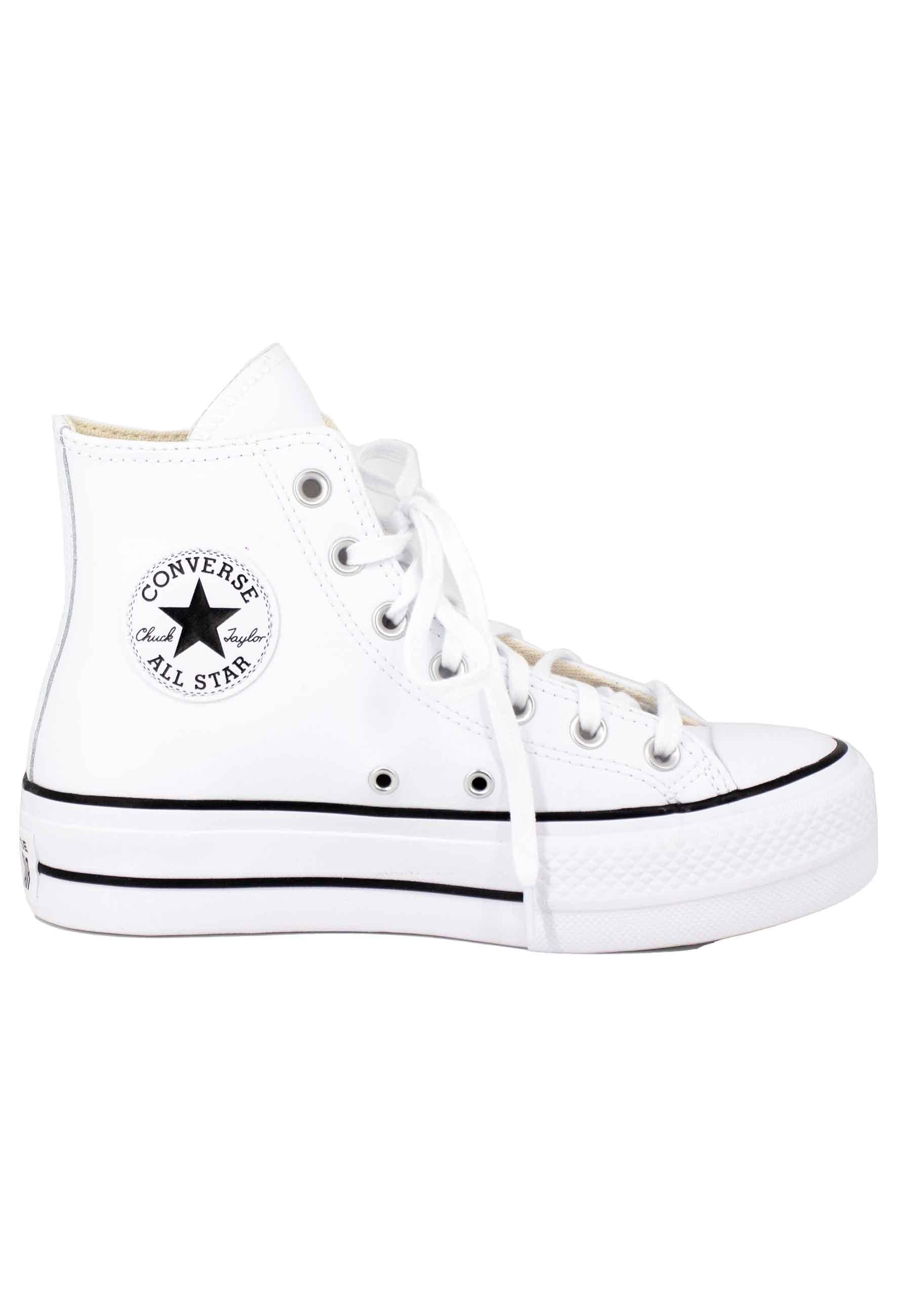 Converse Chuck Taylor Sneaker aus weißem Canvas