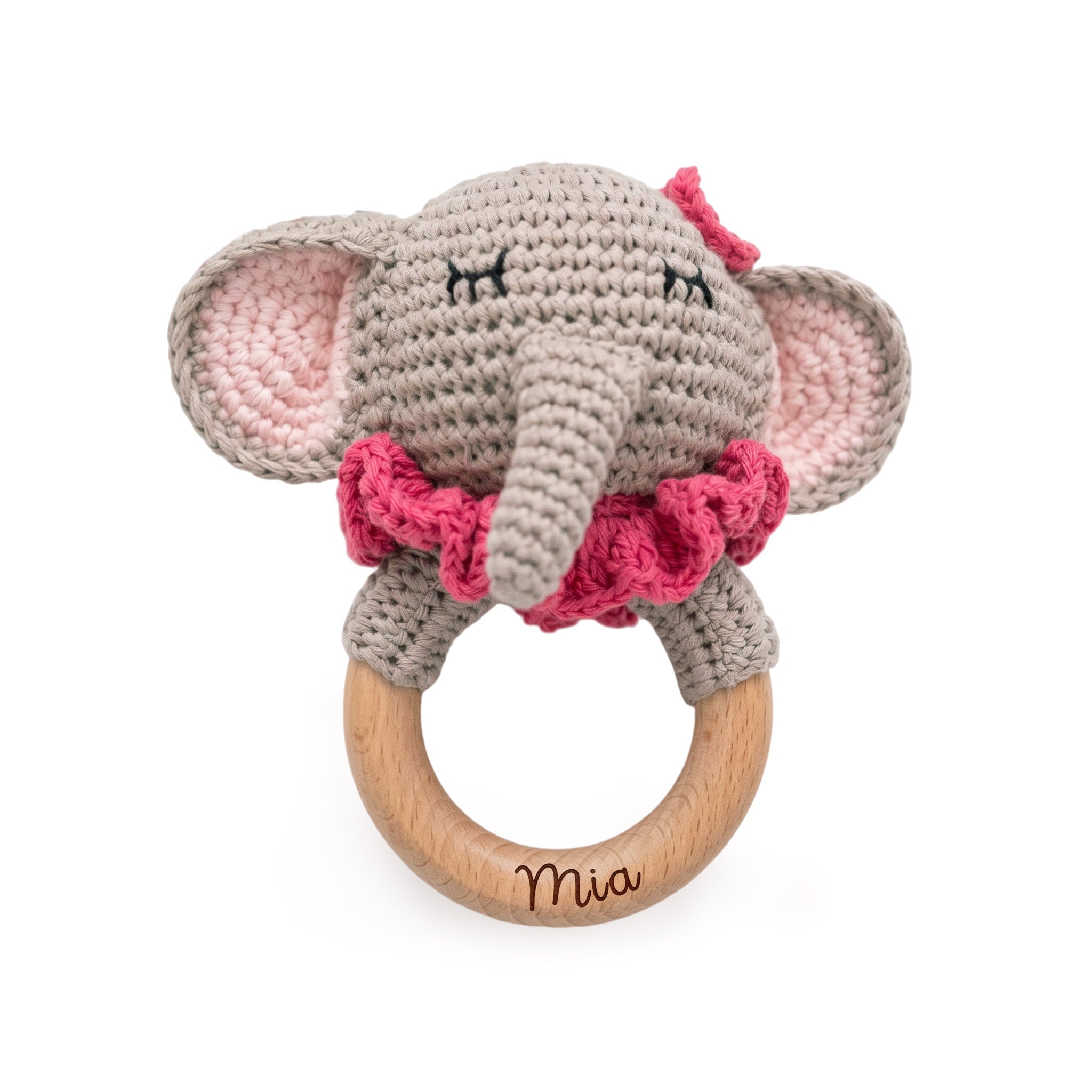 Personalisierter Greifling Rassel Elefant