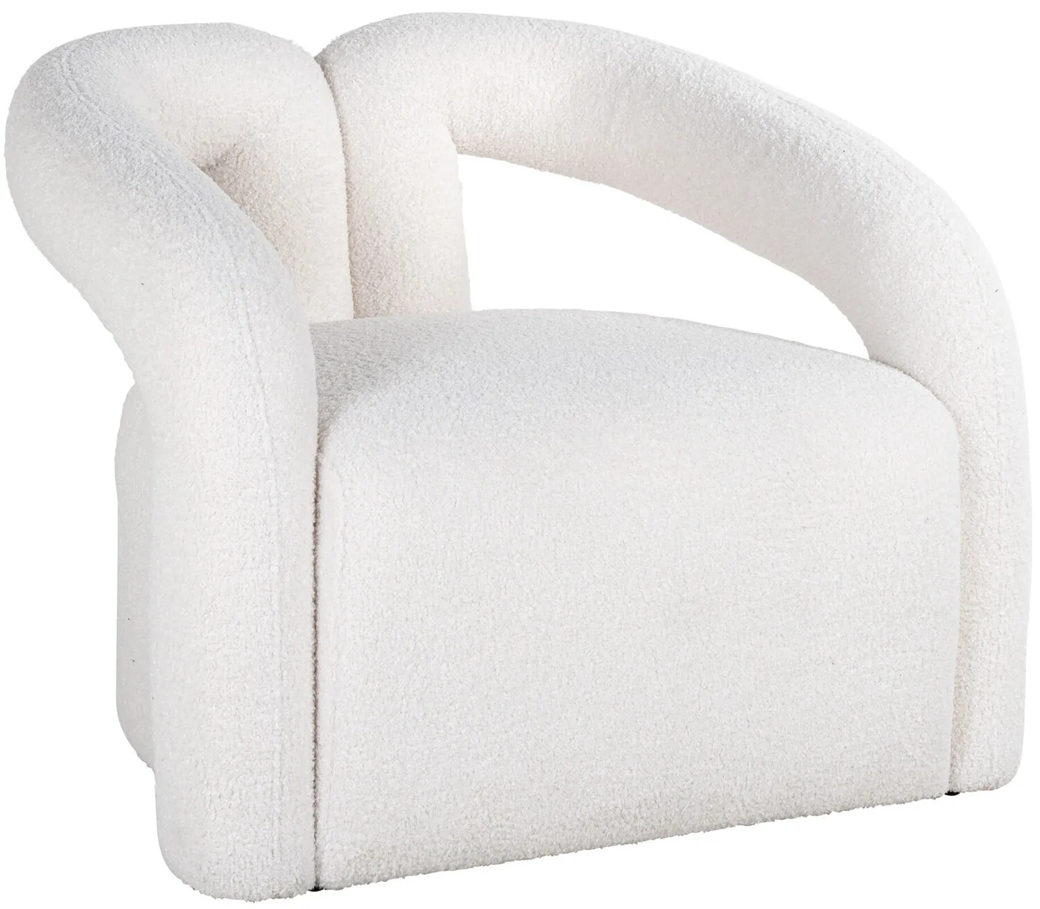 Design Sessel „Dana“ - White Furry