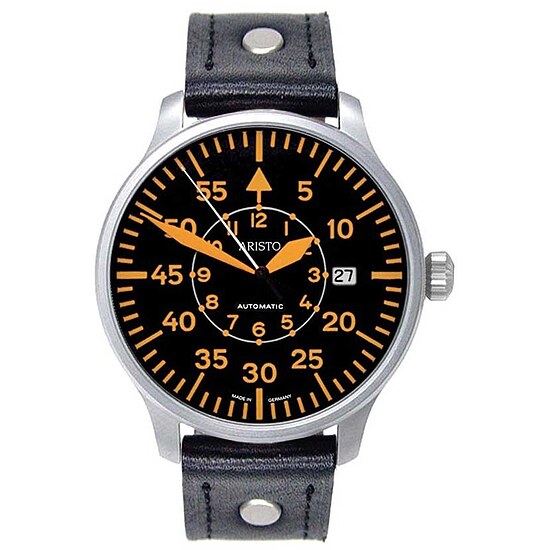 Aristo 3H219 Men's Wristwatch Flieger 42 from the Fliegeruhr Pilot Series