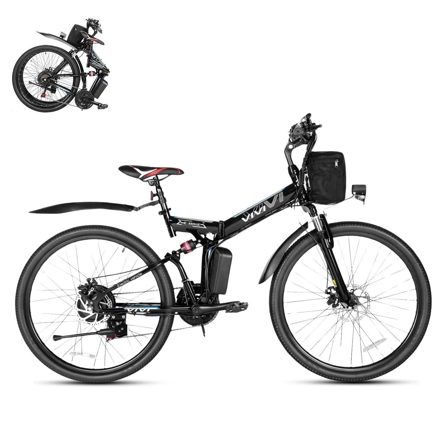 VIVI M026TGBUL Electric Bike Softail Folding Electric Mountain Bike UL2849 Certified