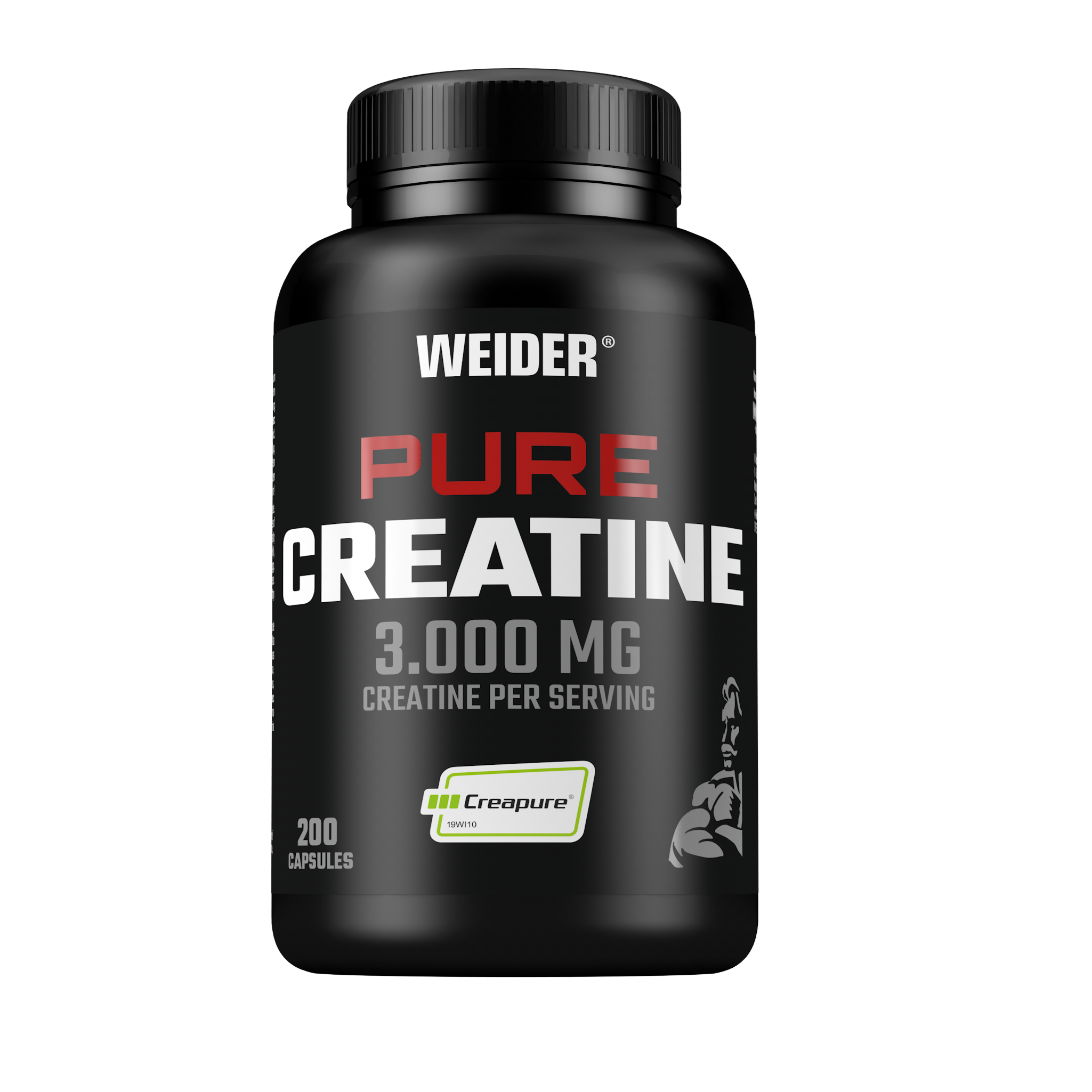 Weider Pure Creatine Capsules (200 Capsules)