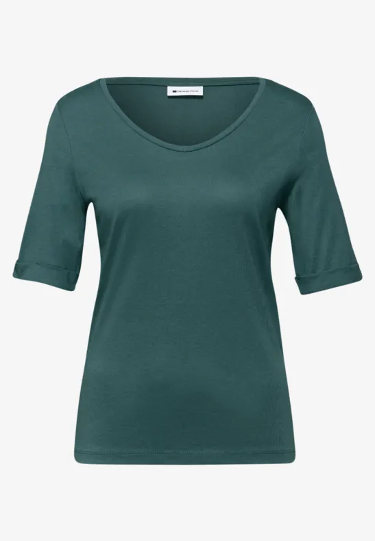 T-Shirt mit Turn-Up
