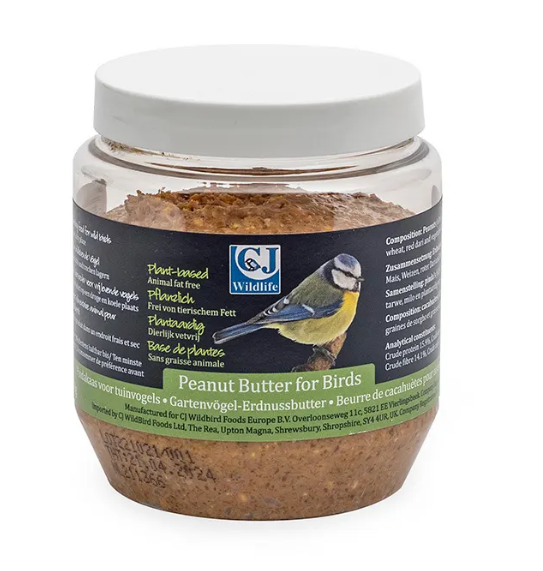 12 Gläser Gartenvögel-Erdnussbutter - proteinreich