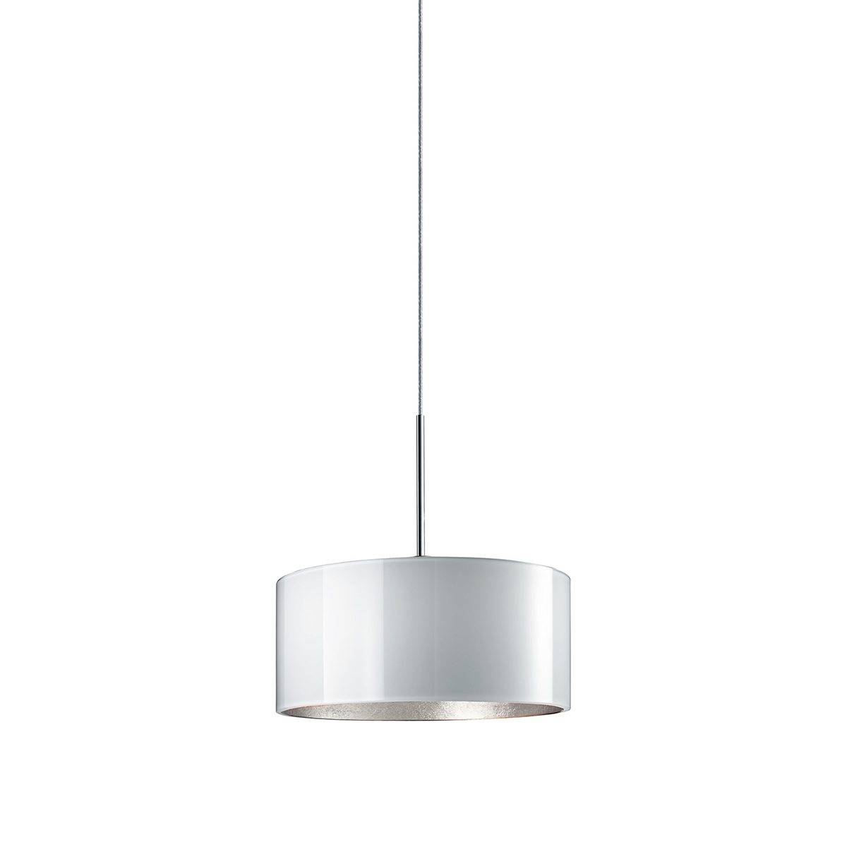 Bruck Cantara Glas LED Pendelleuchte, Ø: 19 cm, Pendel: Chrom, Auslaufmodell