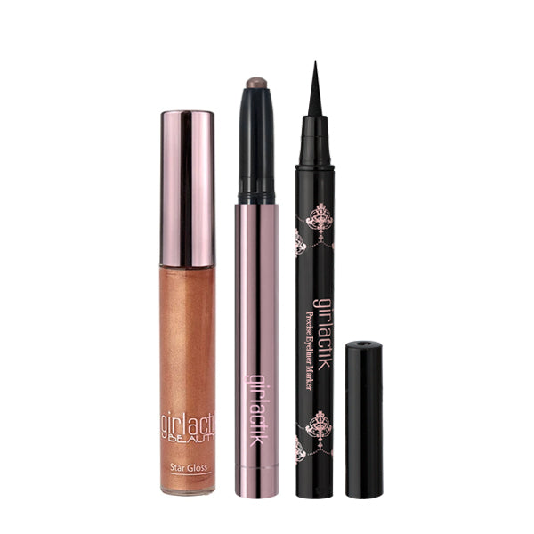 Augen- und Lippen-TRIO: Flirty, Stone, Precise