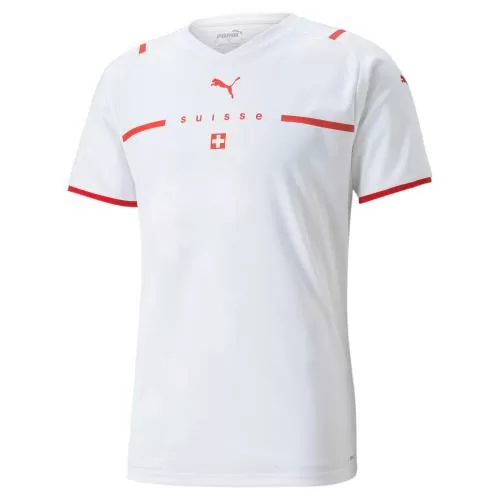 Schweiz Auswärts EM Trikot - 2021 - mit EM Badge + Respect