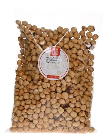 Roasted Unsalted White Hazelnuts