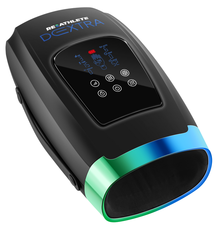 DEXTRA Kabelloser Handmassager mit Akupressur und Wärme