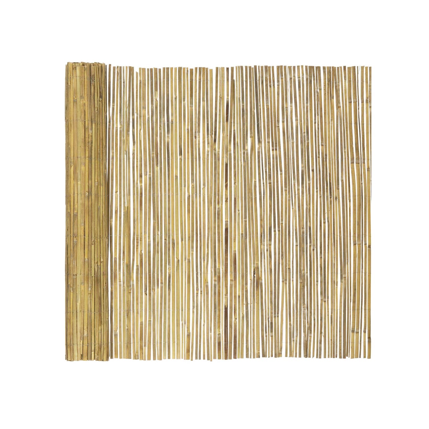 Bamboo Privacy Screen Brazil | Natural | Split Bamboo Rod