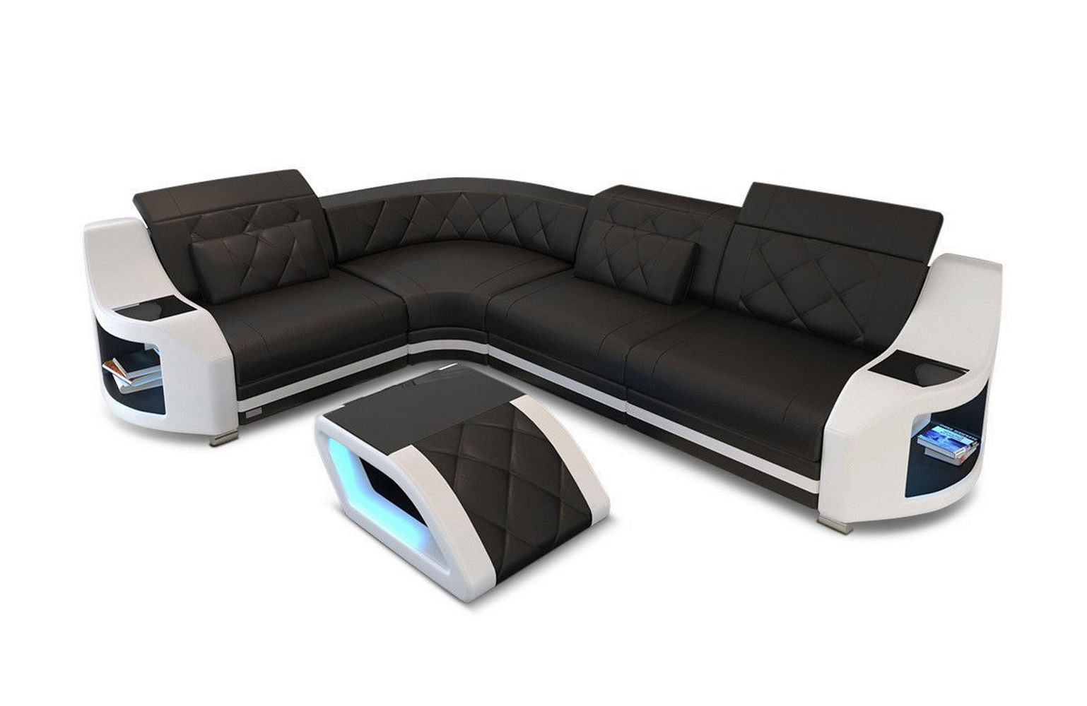 Leder Ecksofa Genua – Komfort und Stil