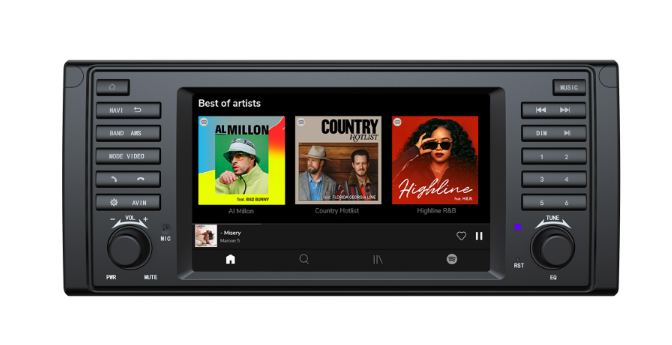 Eonon 2026 Prime Day Sale 1995-2003 BMW 5er Reihe E39 & 1996-2003 BMW M5 7" QLED Android Autoradio – Kabelloses CarPlay & Android Auto