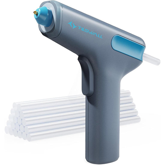 Tilswall Motor Driven Hot Glue Gun, 15s Fast Preheating with Type-C Charging