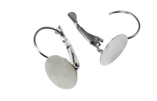 Ear Clips with Closure and Adhesive Plate, 10 Pieces