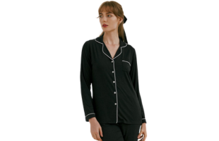 Ekouaer Gemütliches 2-teiliges Pyjama-Set (Nur in den USA)