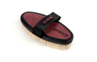 Pferdebürste mit Ziegenhaaren Ezi-Groom Grip Body [Größe L]