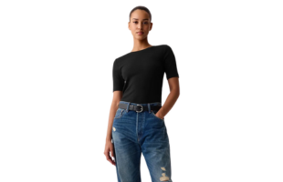 Gap T-Shirt 540635-01 Black Slim Fit