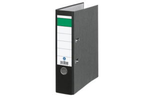 Green Bar Folder Black Marbled Cardboard