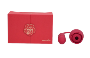 HERJOY Rose Max G-Punkt-Vibrator mit klitoralen & Brustwarzen-Sauger