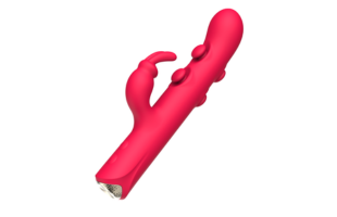 HERJOY Super 3 In 1 G-Punkt Frauen Sexspielzeuge mit Thrusting & Tapping Rabbit Vibrator