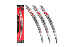 Japanese Teeth Reciprocating Saw Blade - 15 Inch Arc Edge for Wood Pruning - Set of 3